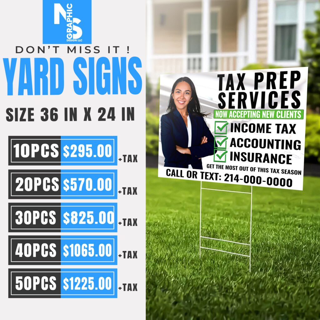 YARD SIGN 36X24