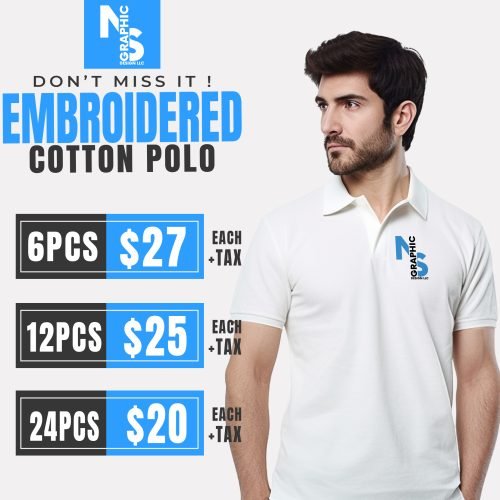 EMBROIDERED POLO-COTTON