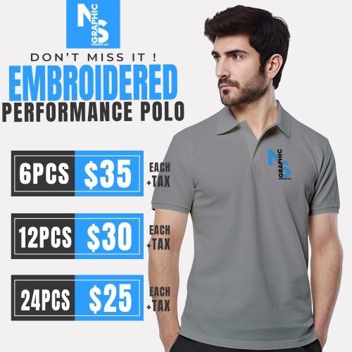 EMBROIDERED POLO-PERFORMANCE